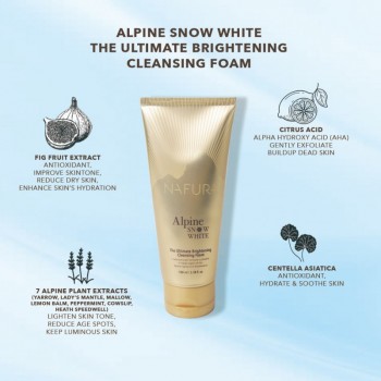 ALPINE SNOW WHITE THE ULTIMATE BRIGHTENING CLEANSING FOAM